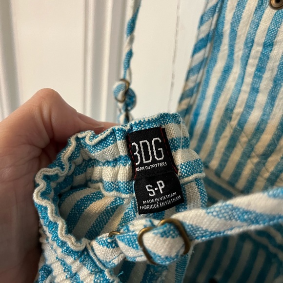 NWT Blue Striped BDG Pveralls - Picture 3 of 3